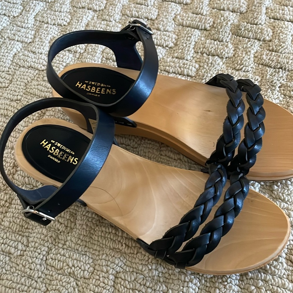 Hasbeens braided Sandals-  New